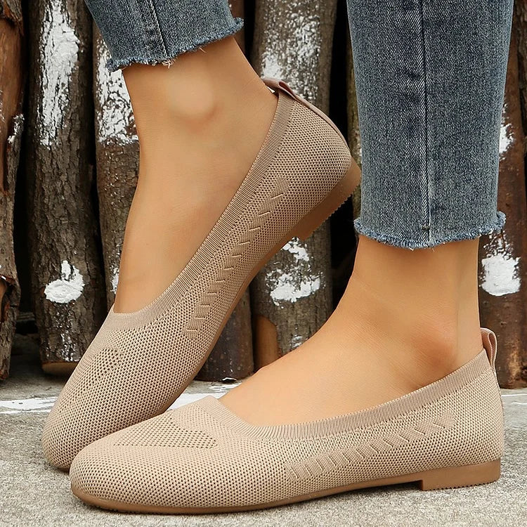 WOMEN'S WOVEN BREATHABLE FLAT ORTHOPEDIC SHOES - Image 5