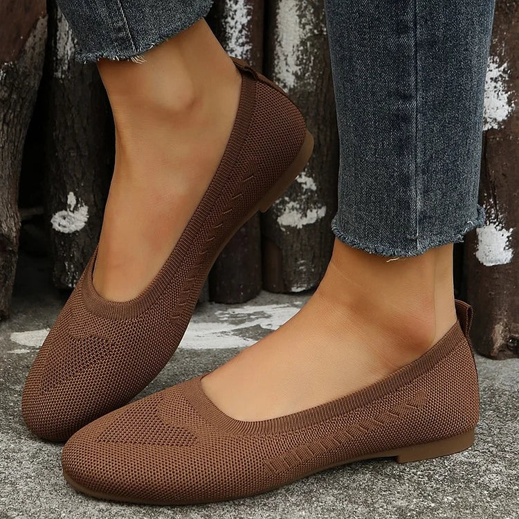 WOMEN'S WOVEN BREATHABLE FLAT ORTHOPEDIC SHOES - Image 6