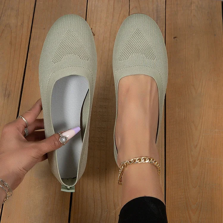 WOMEN'S WOVEN BREATHABLE FLAT ORTHOPEDIC SHOES - Image 7